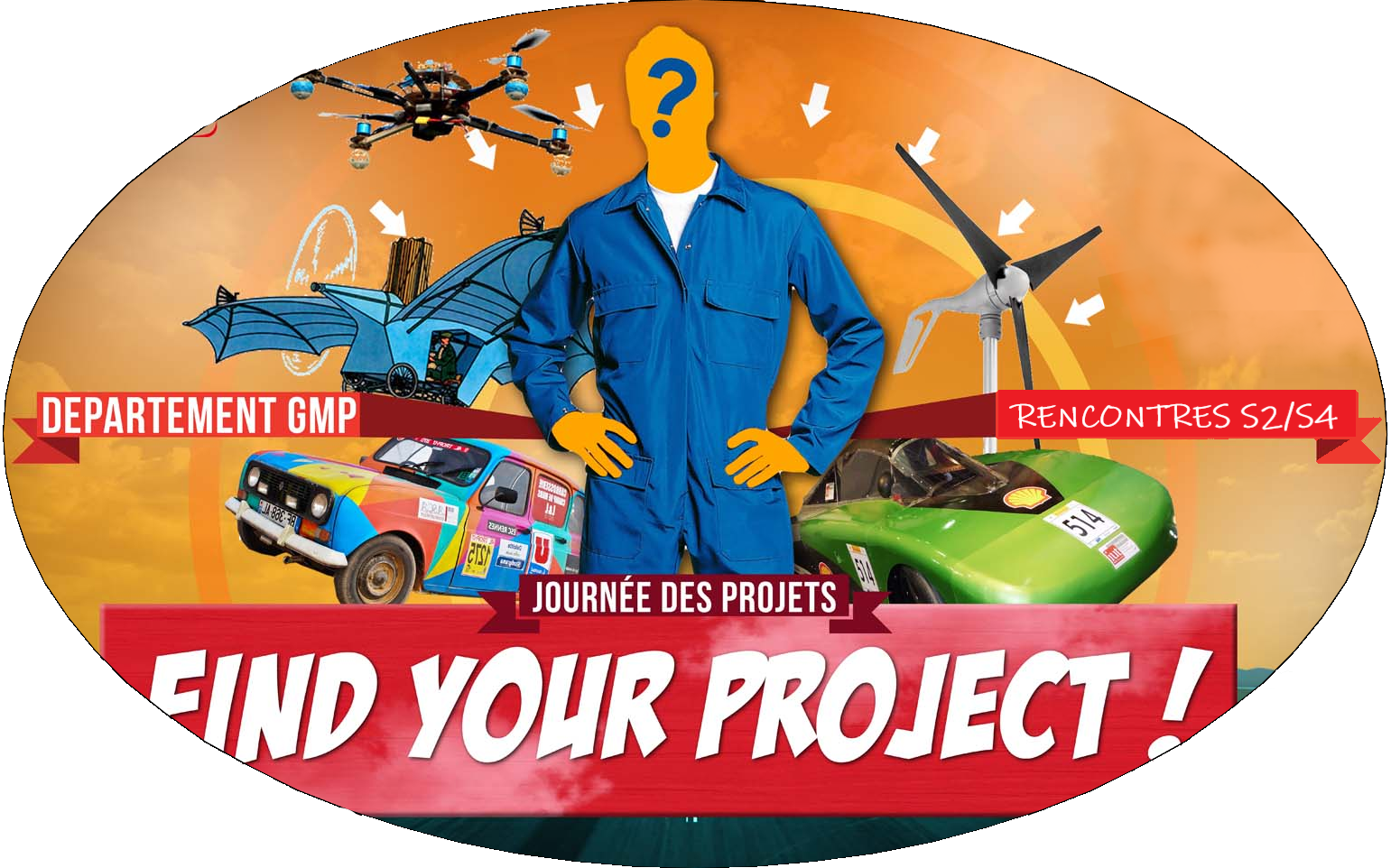 projets DUT GMP génie méca pratique fabriquer concevoir prototypage CAO équipe groupe