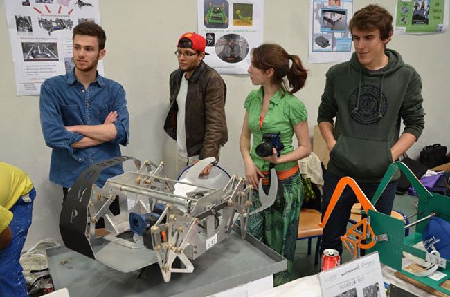 BUT GMP bachelor DUT génie méca projets fille conception fabrication robotique