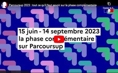 BUT GMP Phase compémentaire